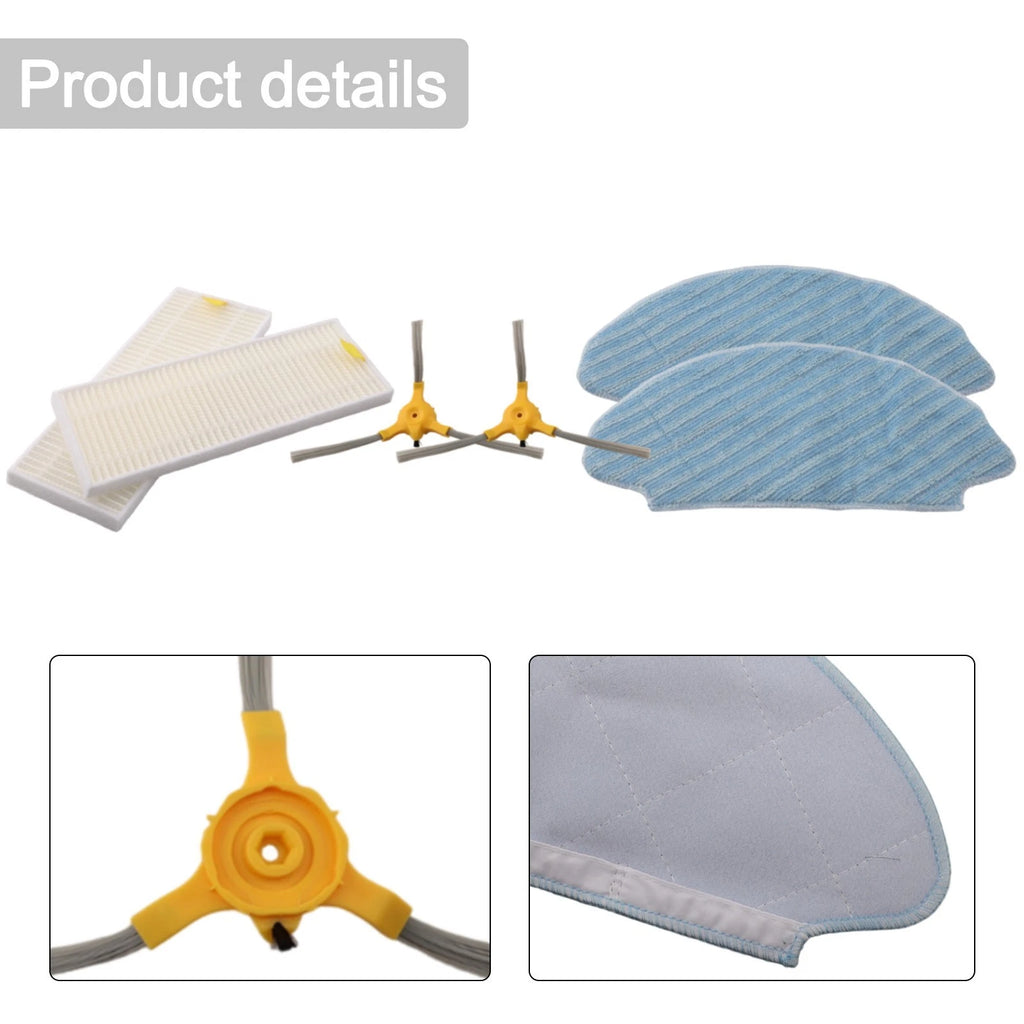 Vacuum Robot Filter Set for Compatible Models (Filter Brush Mop Filters)