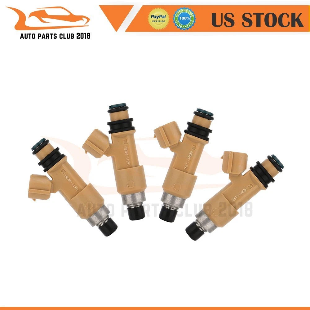 Set of 4 Fuel Injectors for Subaru Impreza Legacy Forester Outback (2000–2020)