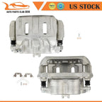 Set of 2 Front Brake Calipers for Honda Odyssey (2011–2017) w/ Bracket
