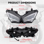 LED Front Headlight Assembly for Kawasaki Ninja 400 (2018–2025), Ninja 650 (2020–2025)