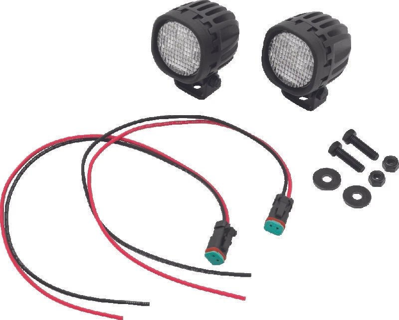 Kuryakyn Lodestar 750L Flood Beam Driving Lights for Powersports