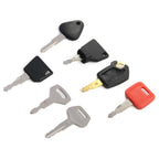 Ignition Key Set 7 x for Case, Komatsu, JCB