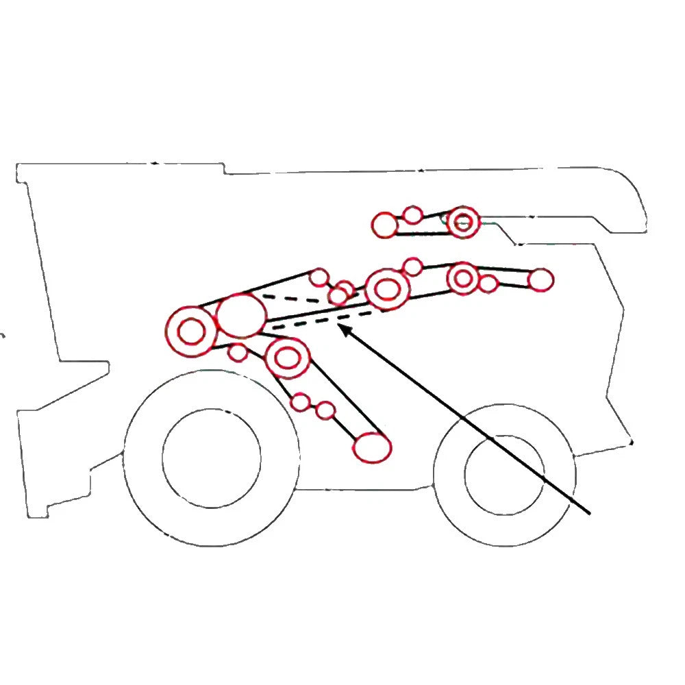 Unloader Belt for Massey Ferguson 8560 8570 8780 (101102M1)