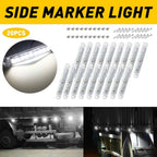 20X Waterproof LED Trailer Side Marker Light for Car Truck (EOJ)
