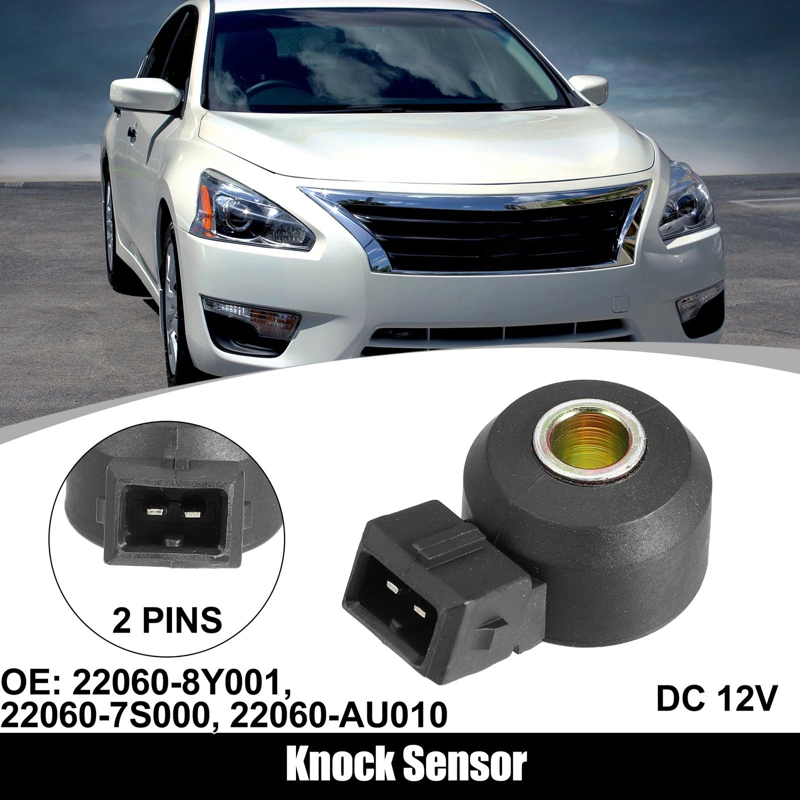 Detonation Knock Sensor for Infiniti QX56 (2004–2010) 22060-8Y001 22060-7S000 22060-AU010