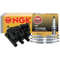 NGK DIS Ignition Coil & G-Power Platinum Spark Plugs Kit for Ford Mercury (4.2)
