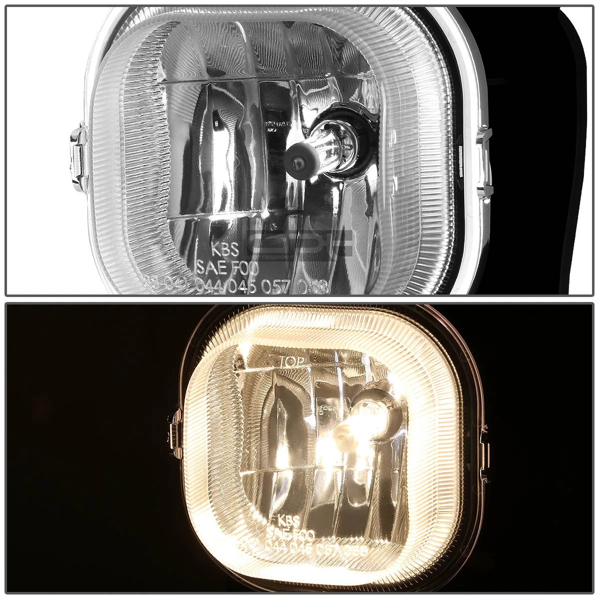 Pair of Fog Lights for Ford F250-F550 Super Duty (2008–2010) - OE Style Crystal Lens