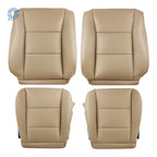 Set of 2 Leather Seat Covers for Toyota Land Cruiser (1998–2007) Tan