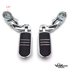 Streamliner Foot Peg Set for 1.25" Engine Guard (Adjustable Mount Kit)