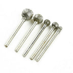 5-Piece Burr Drill Bit Set 3mm Shank for Automotive Applications