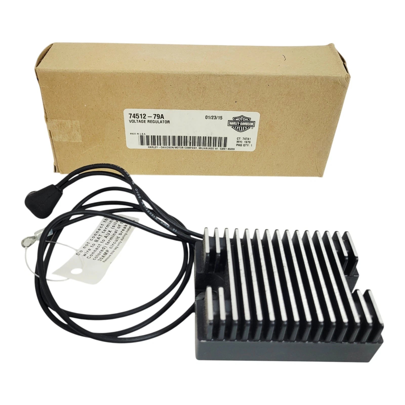 OEM Voltage Rectifier Regulator for Harley FL Hydra Police FLB (1979) 74512-79A