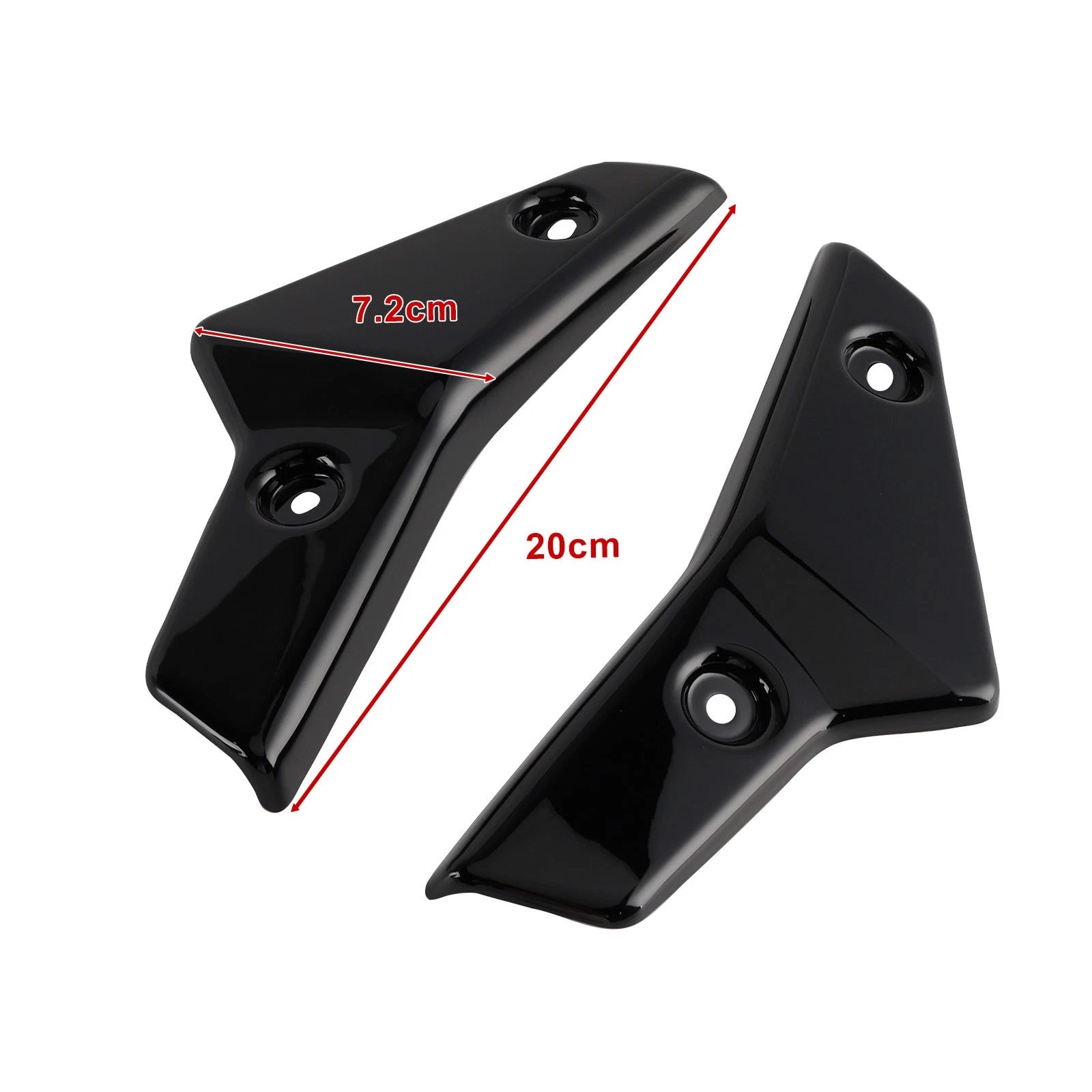 Radiator Side Cover Fairing Panels for Street Triple 765 R/RS (2020–2022) Black