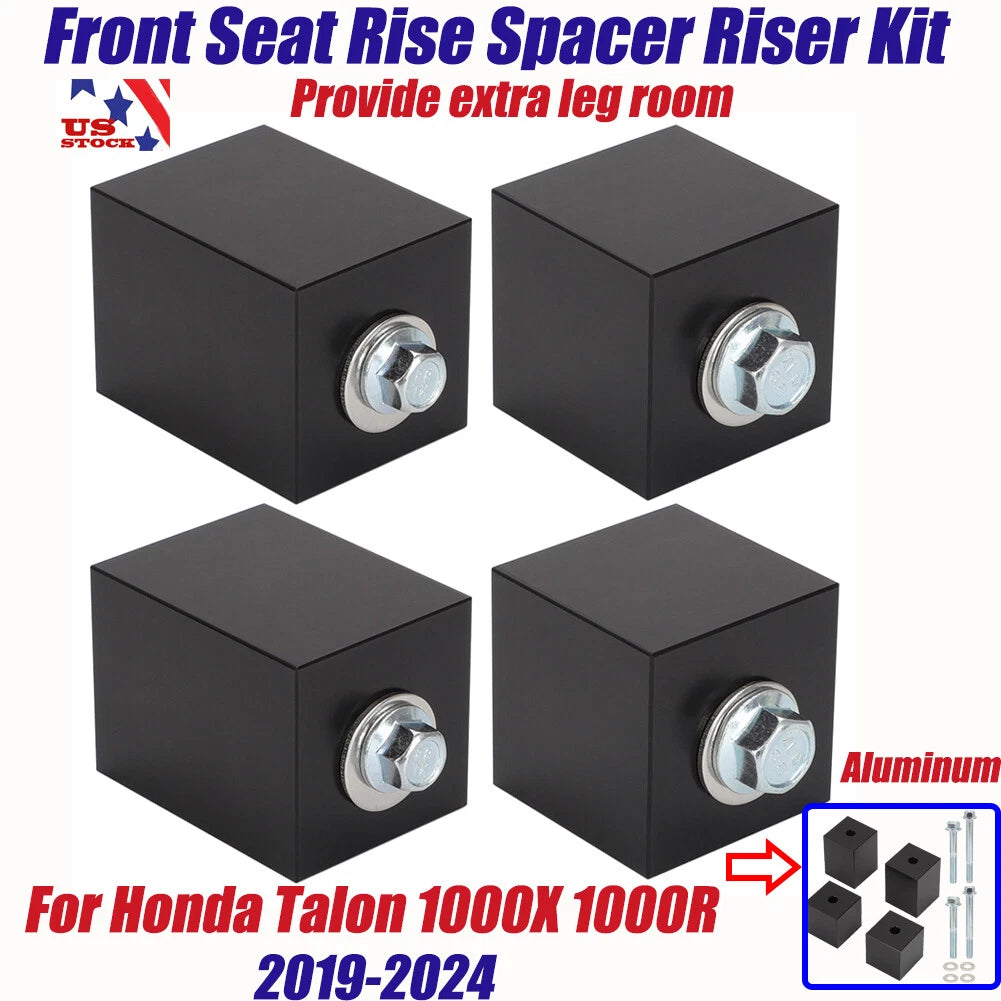 Seat Riser Kit for Honda Talon 1000X 1000R (2019–2024) - Aluminum