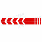 Racing Red Reflective Arrow Stripe Pattern Stickers for BMW Motorcycle (2010-2020)