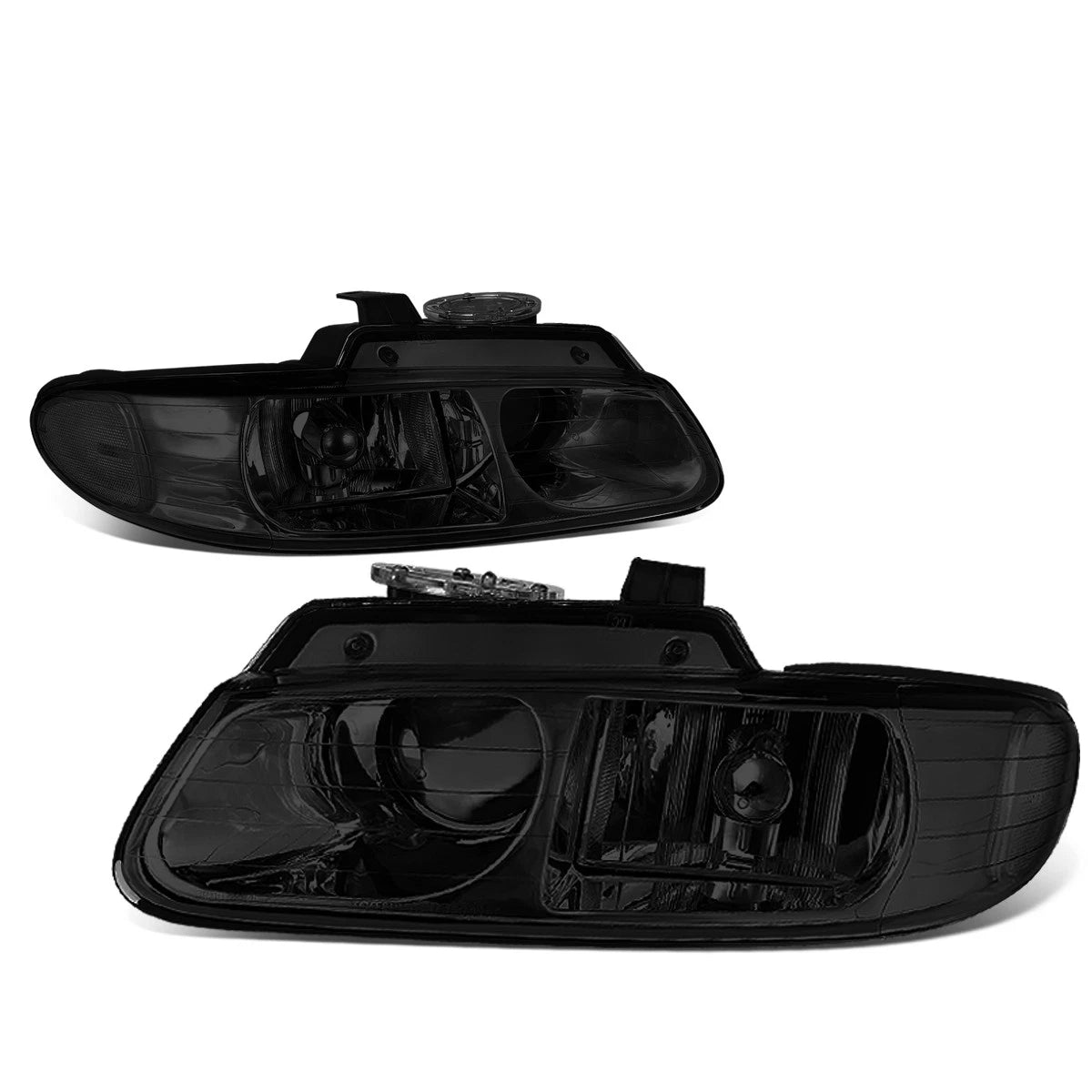 Projector Headlights for Dodge Grand Caravan/Voyager (1996–1999) Smoked/Clear