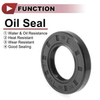 Set of 5 Rotary Shaft Oil Seals 25x45x7mm Nitrile Rubber 70 Durometer
