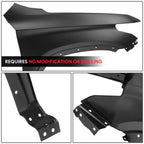 Passenger Right Fender Panel for Chevy Traverse (2018–2024) Black Primered