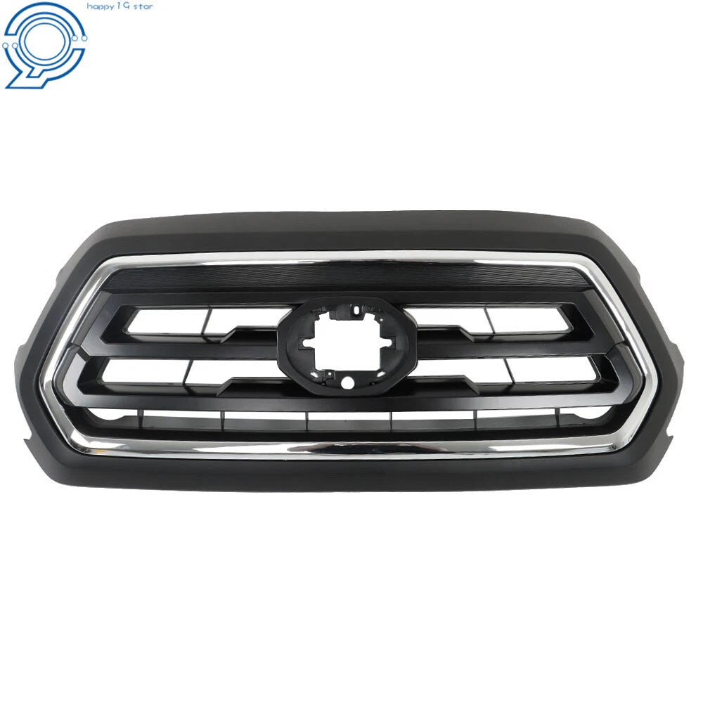 Front Upper Grille for Toyota Tacoma (2018–2022) Black & Chrome