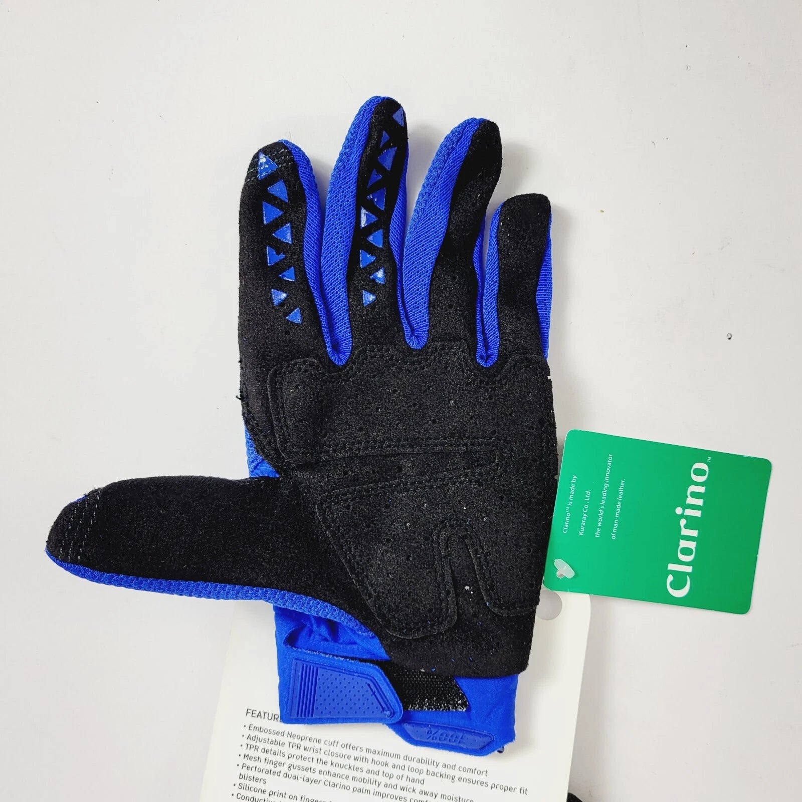 Airmatic Gloves for MTB DH MX Off-Road (Size M) - Blue/Black