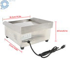 14" Electric Countertop Griddle for Commercial Use