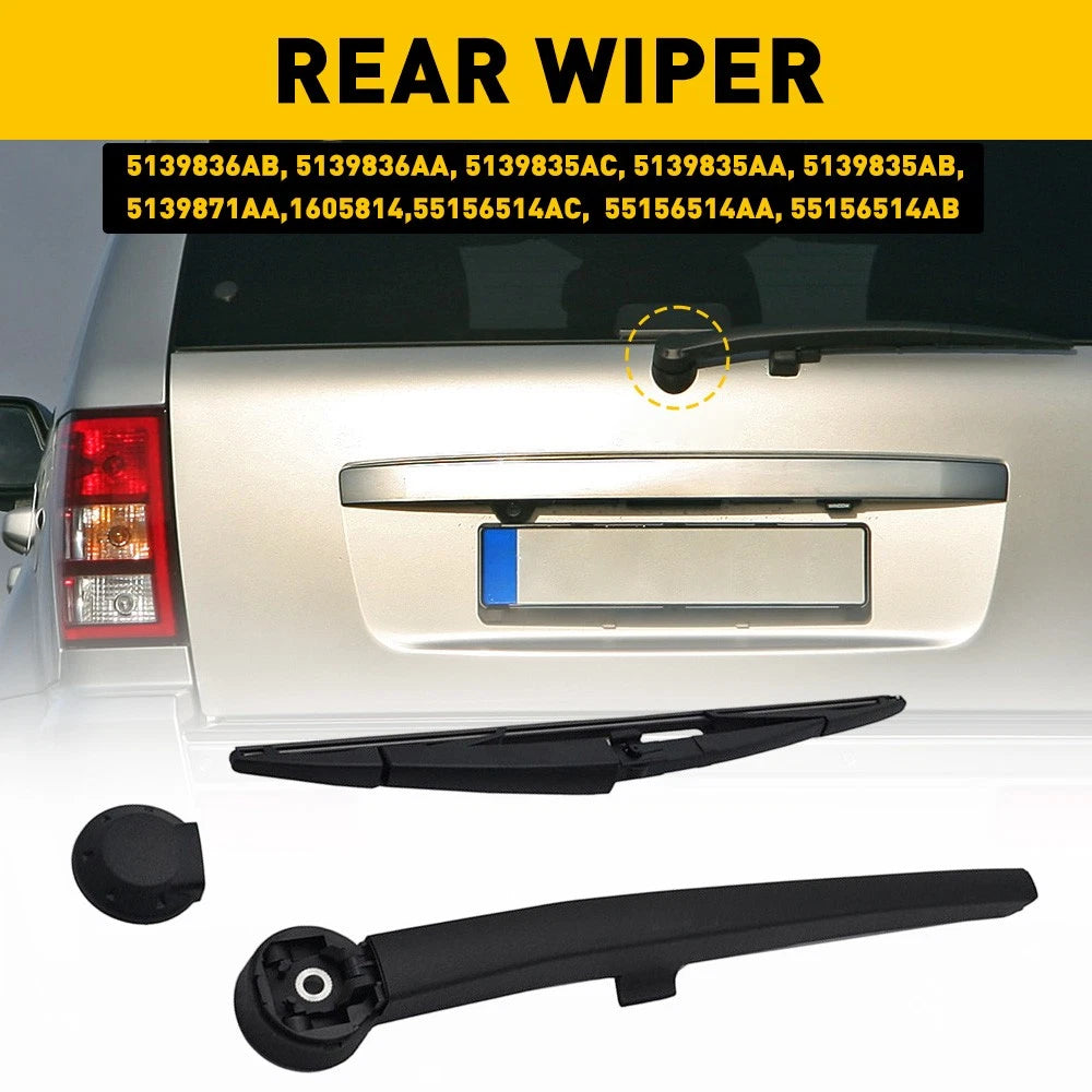Rear Windshield Wiper Arm & Blade for Jeep Grand Cherokee (2005â2010)