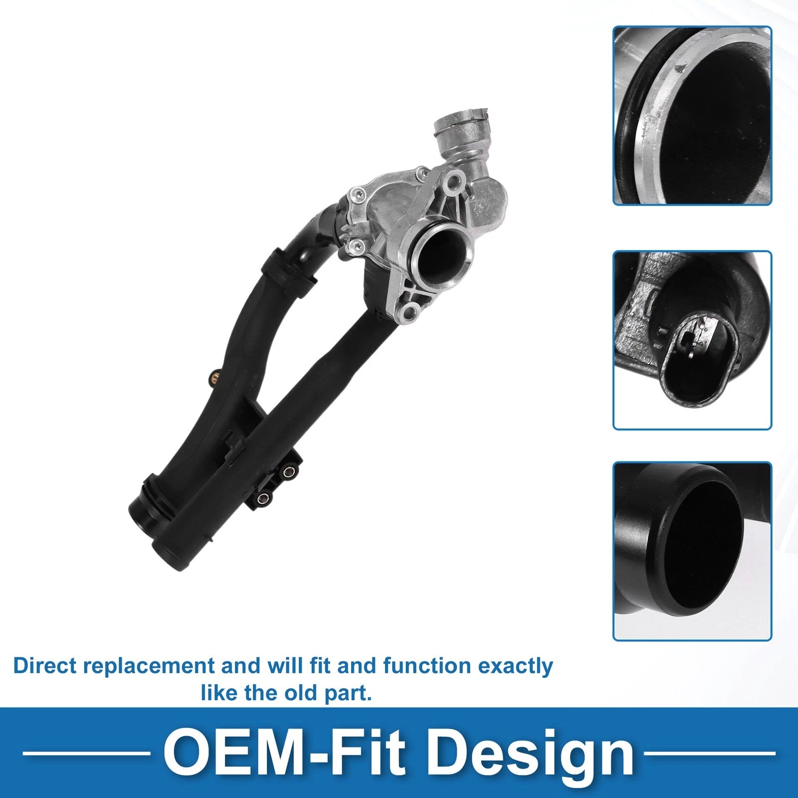 Thermostat No. 2742000715 for Mercedes-Benz Metris (2016–2019) Aluminum Alloy