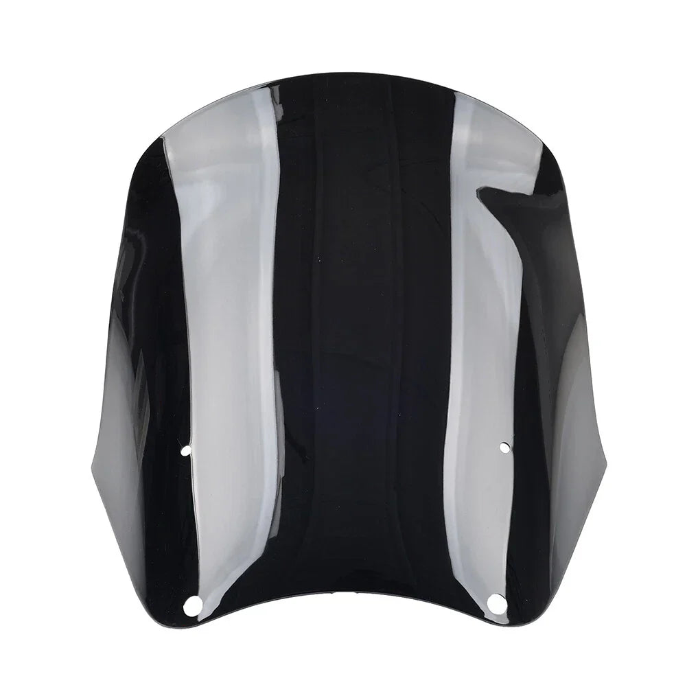 15" Black Windshield for Harley Dyna Low Rider Fat Street Bob (2006-2017)
