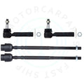 Set of 4 Inner Outer Tie Rod Ends for Chevy Impala (2004–2011) & Pontiac Grand Prix (1997–2003)