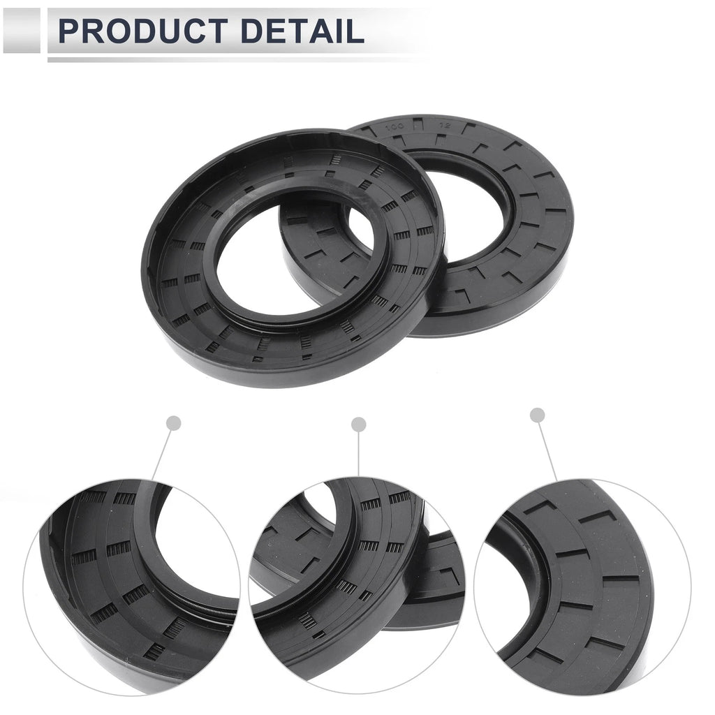 Set of 5 Oil Seal Rotary Shaft Seal for Various Models (55x100x12mm)