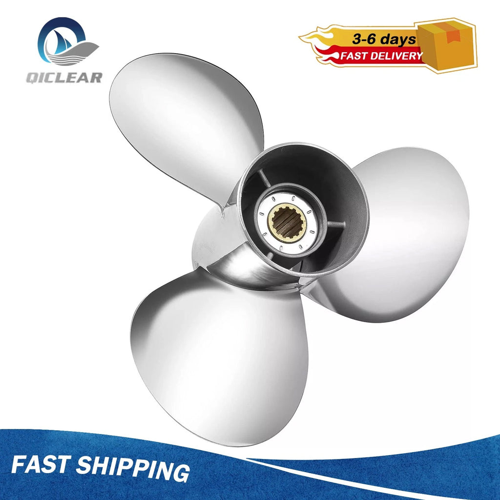 Stainless Steel Boat Propeller for Yamaha Outboard 40-60 HP (13 Tooth)