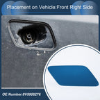 Front Right Washer Nozzle Cover Cap for Audi A3 8V (2013–2016) Blue