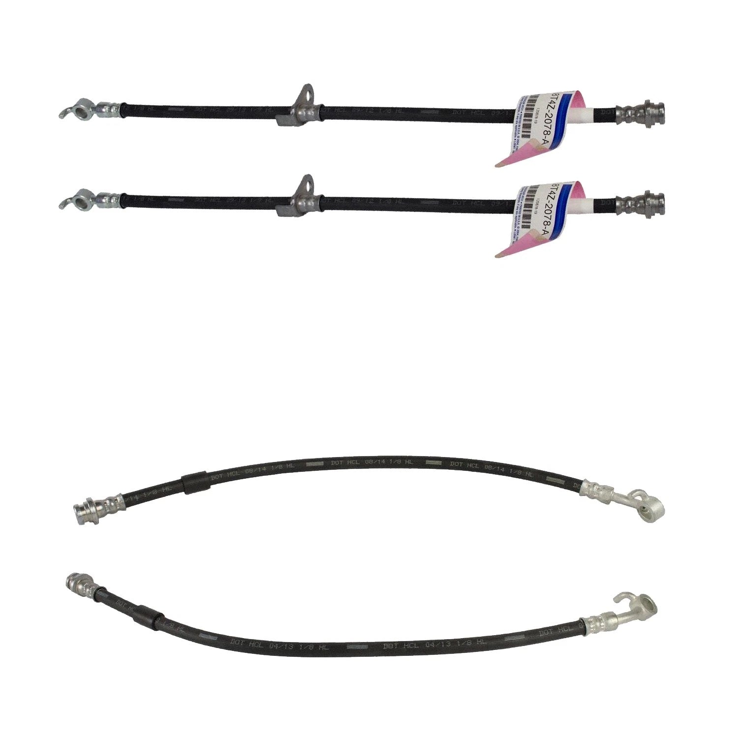 Brake Hydraulic Hose Kit for Ford Edge, Lincoln MKX (2007–2014)