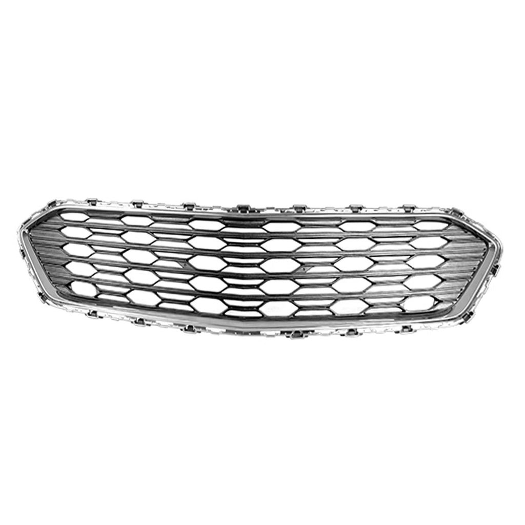 Replacement Black Chrome Plastic Front Center Grille for Toyota (2014–2018)