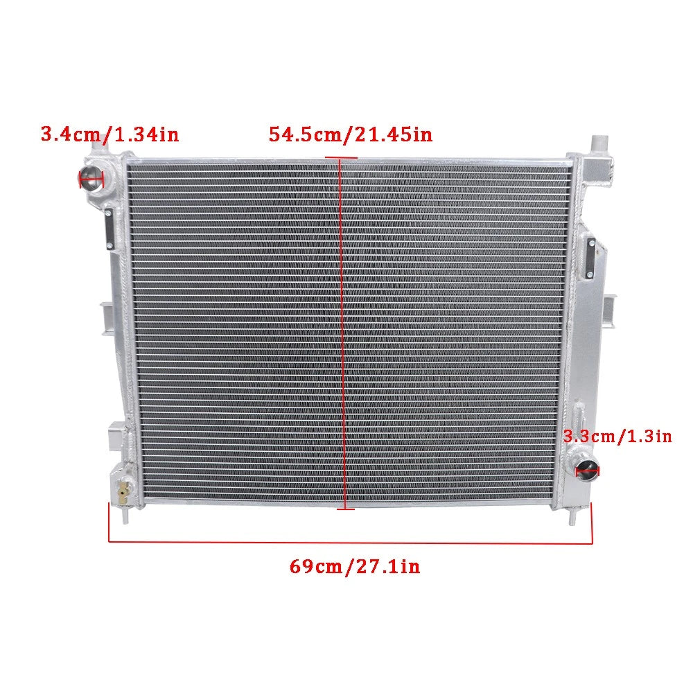 3 Row Aluminum Radiator for Dodge Durango Jeep Grand Cherokee (2016â2023)