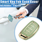 Set of 4 TPU Key Fob Covers for Hyundai Elantra (2017–2020)