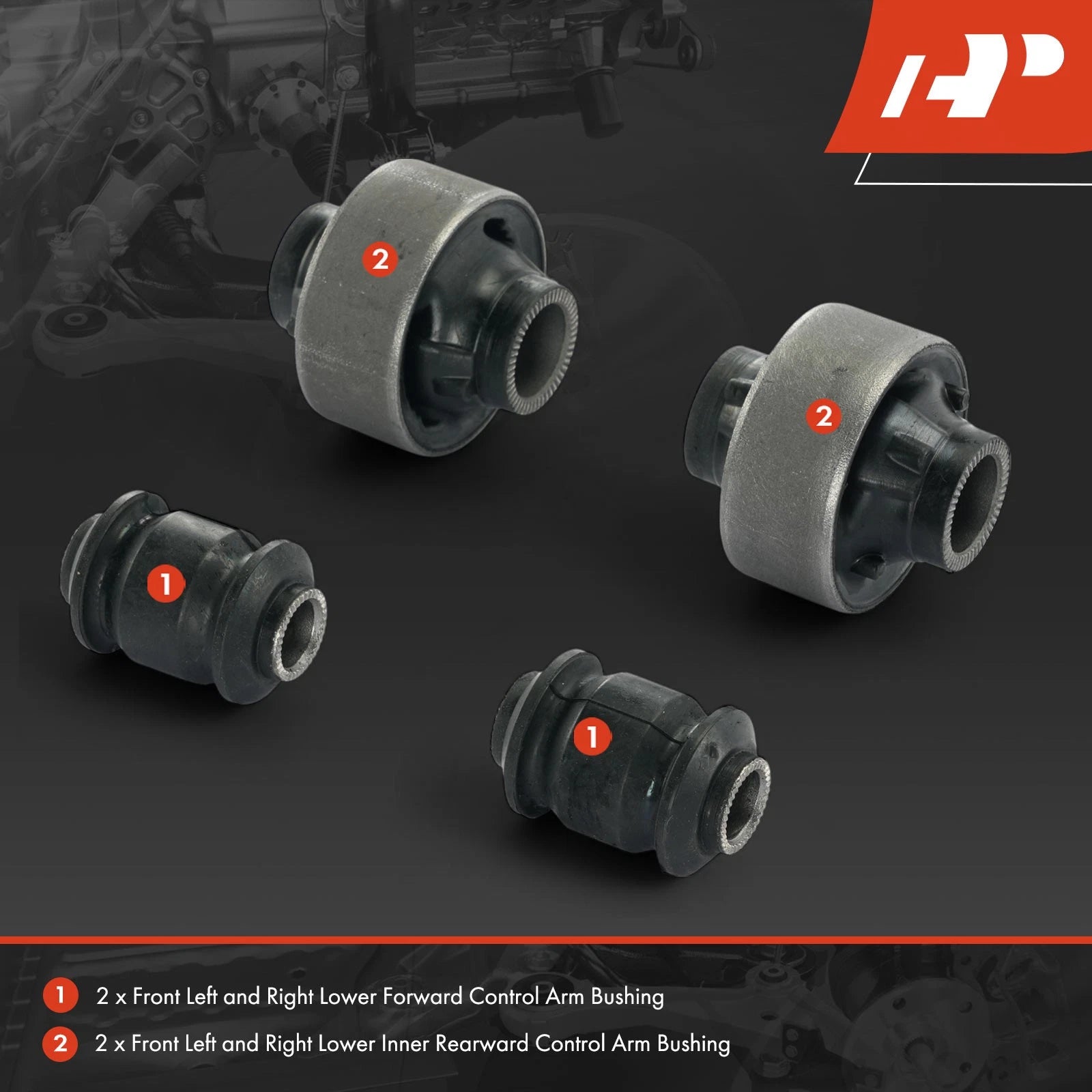 Front Lower Control Arm Bushing for Toyota Yaris and Scion xD (2006–2014)