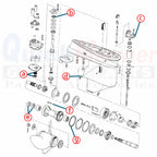 Lower Unit Seal Kit for Evinrude Johnson (1971–1972) 18-2691