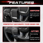 Carbon Fiber Style Driver Side Control Cover for Dodge Challenger/Charger (2015-2019)