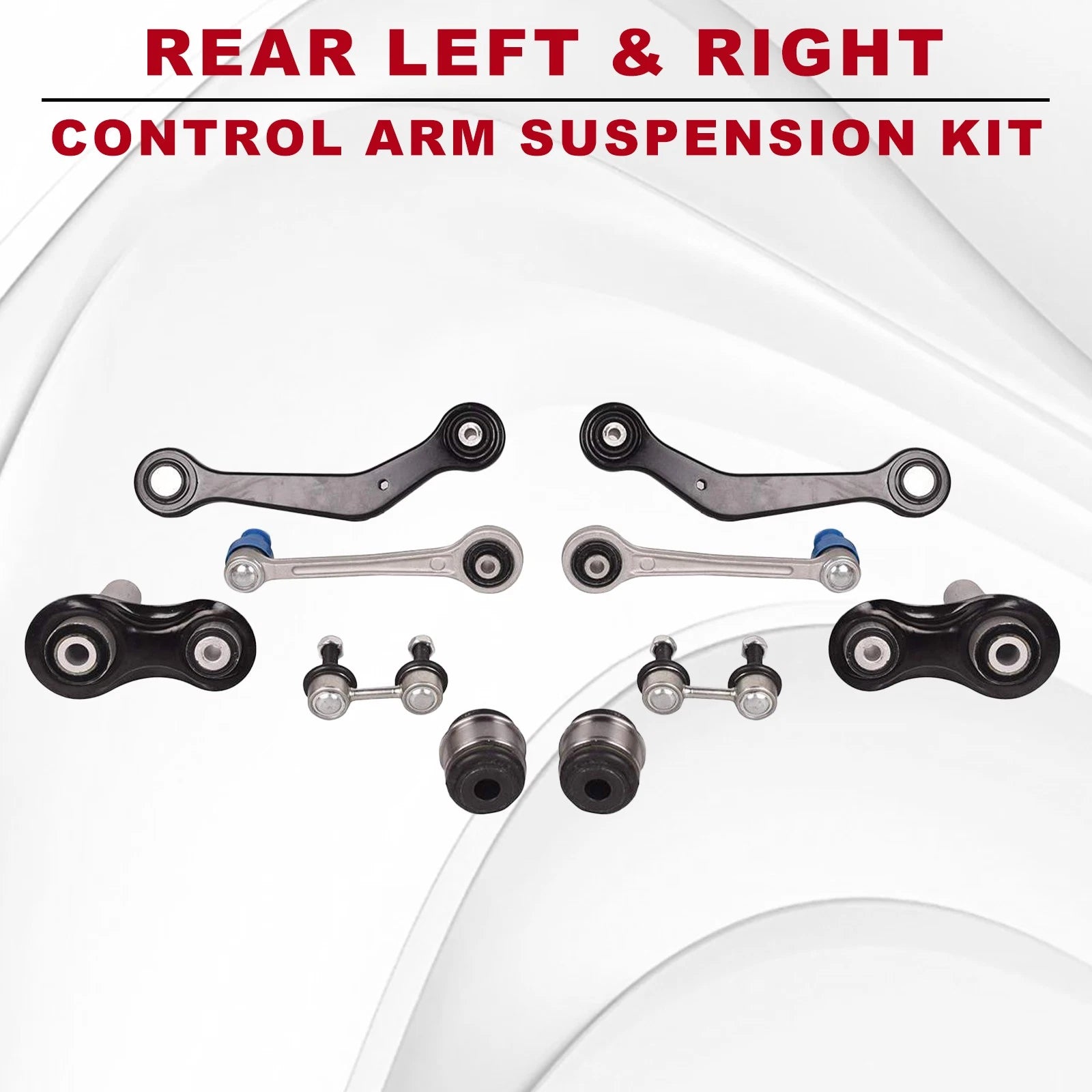 Set of 10 Rear Suspension Control Arms with Ball Joints for BMW X5 (2000–2006)