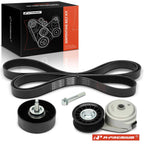 3X Serpentine Belt Drive Component Kit for Chevy Silverado (2005–2013)