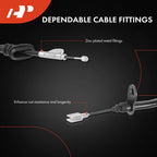 2X Rear Parking Brake Cables for Nissan Maxima (2008-2014)