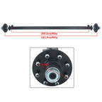 7000lbs Trailer Axle for 8 Lug Trucks (95" Hub Face, 80" Spring Center)