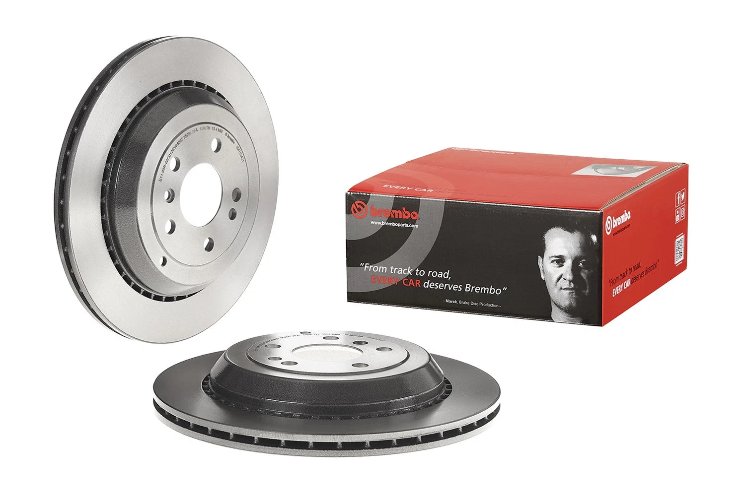 Brembo 330mm UV Coated Disc Brake Rotor for MB X164 W164 W251 (2006–2015)