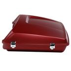 Razor Trunk for Harley Touring Electra Road Glide (2014–2024) Wicked Red Denim