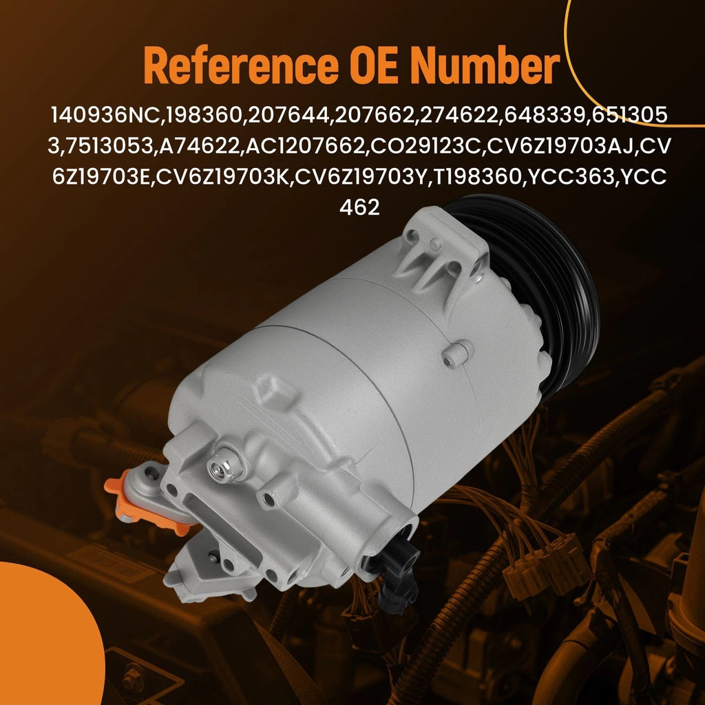 A/C Compressor for Ford Escape 2013-2016, Lincoln MKC 2015-2016
