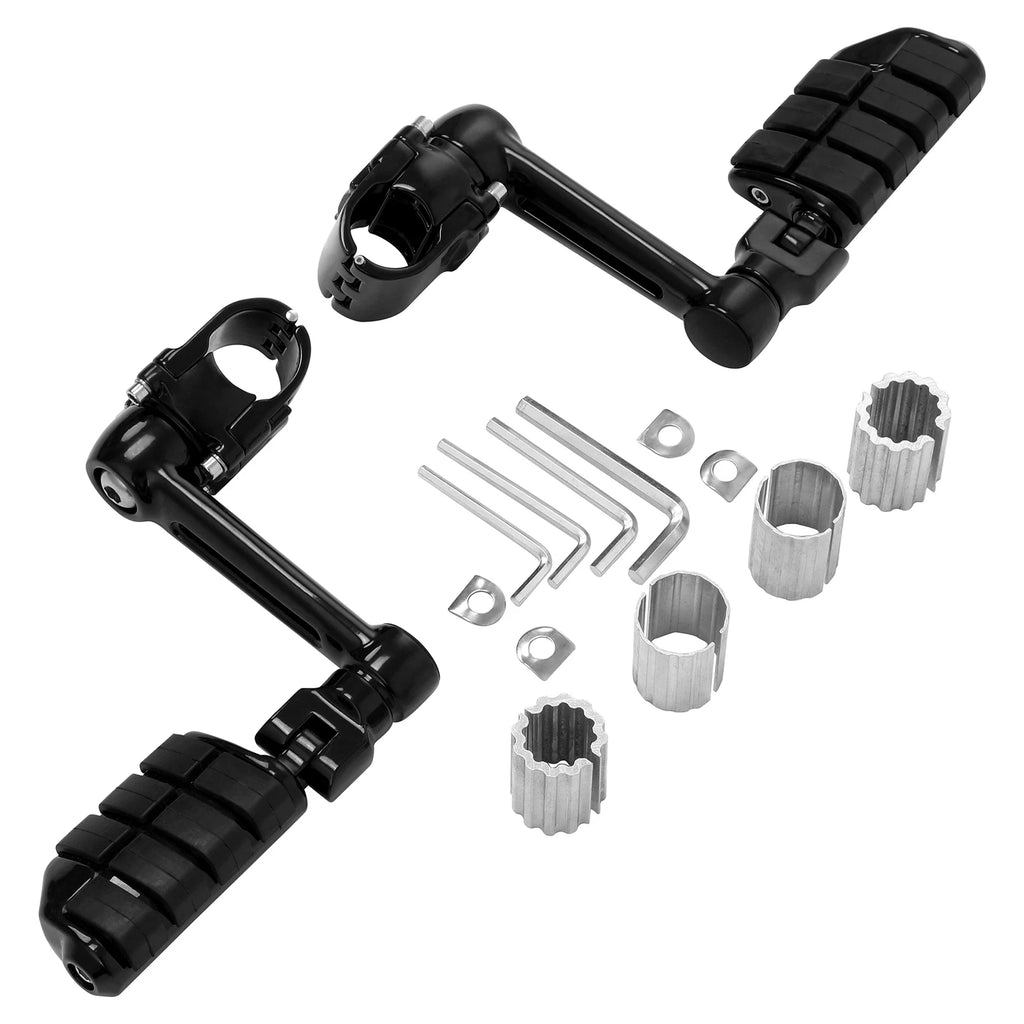 Adjustable Highway Footpegs Peg Clamps for Honda Goldwing GL1800 (2001–2010)