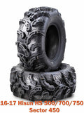 Set of 2 Front Tires 26x9-12 for Hisun HS 500/700/750 Sector 450 (2016–2017)