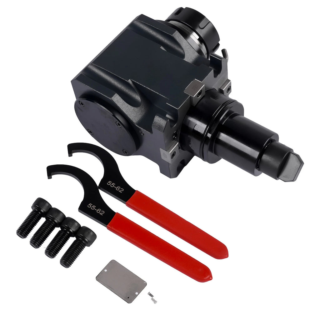 Driven Tool Holder for CNC Lathe (BMT65-90°-72-ER40)