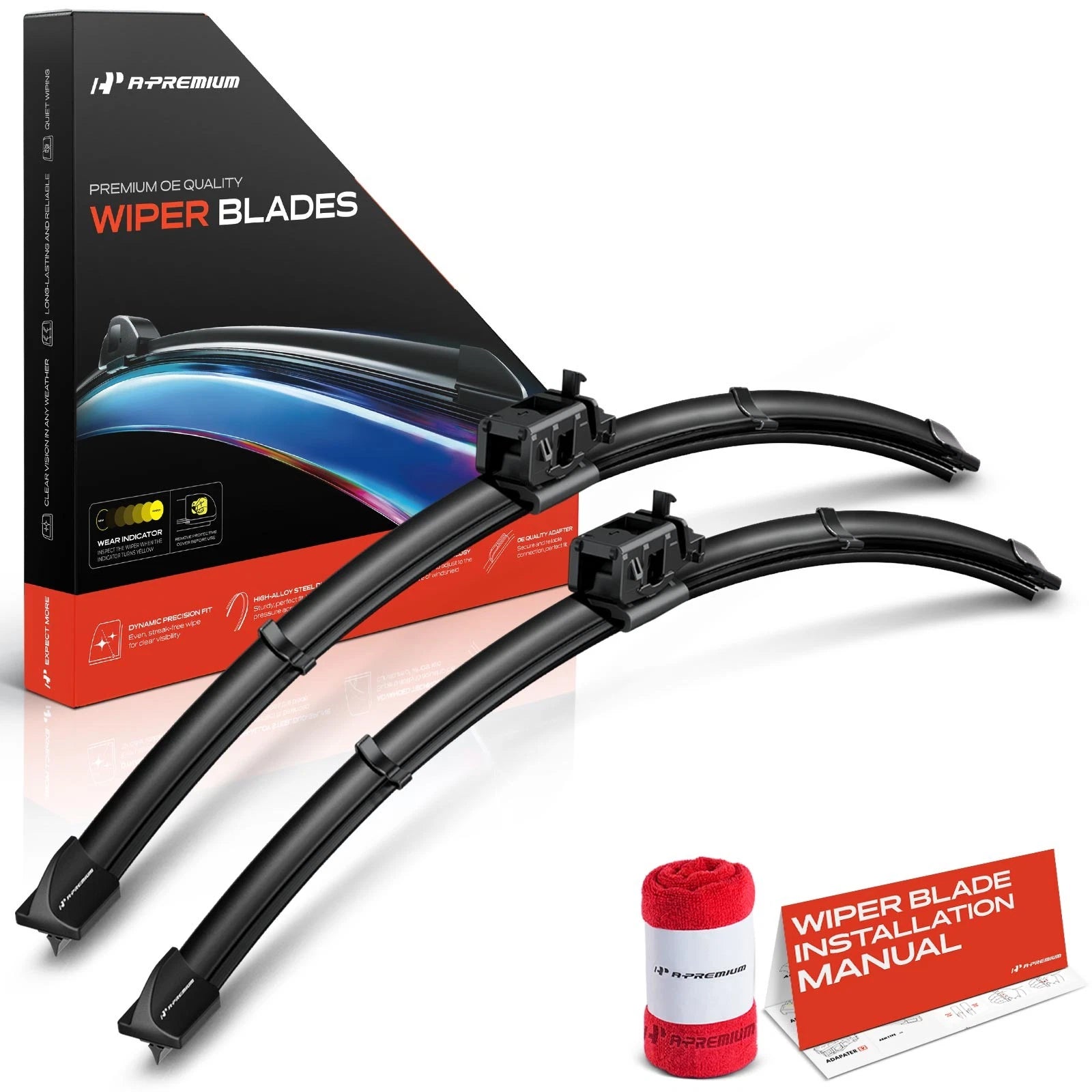 2X Front Windshield Wiper Blades for Mercedes Metris (2016–2023)