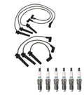 Denso Wire Set & 6 Iridium TT Spark Plugs for Mazda Mercury 2.5 V6 (1994–2002)